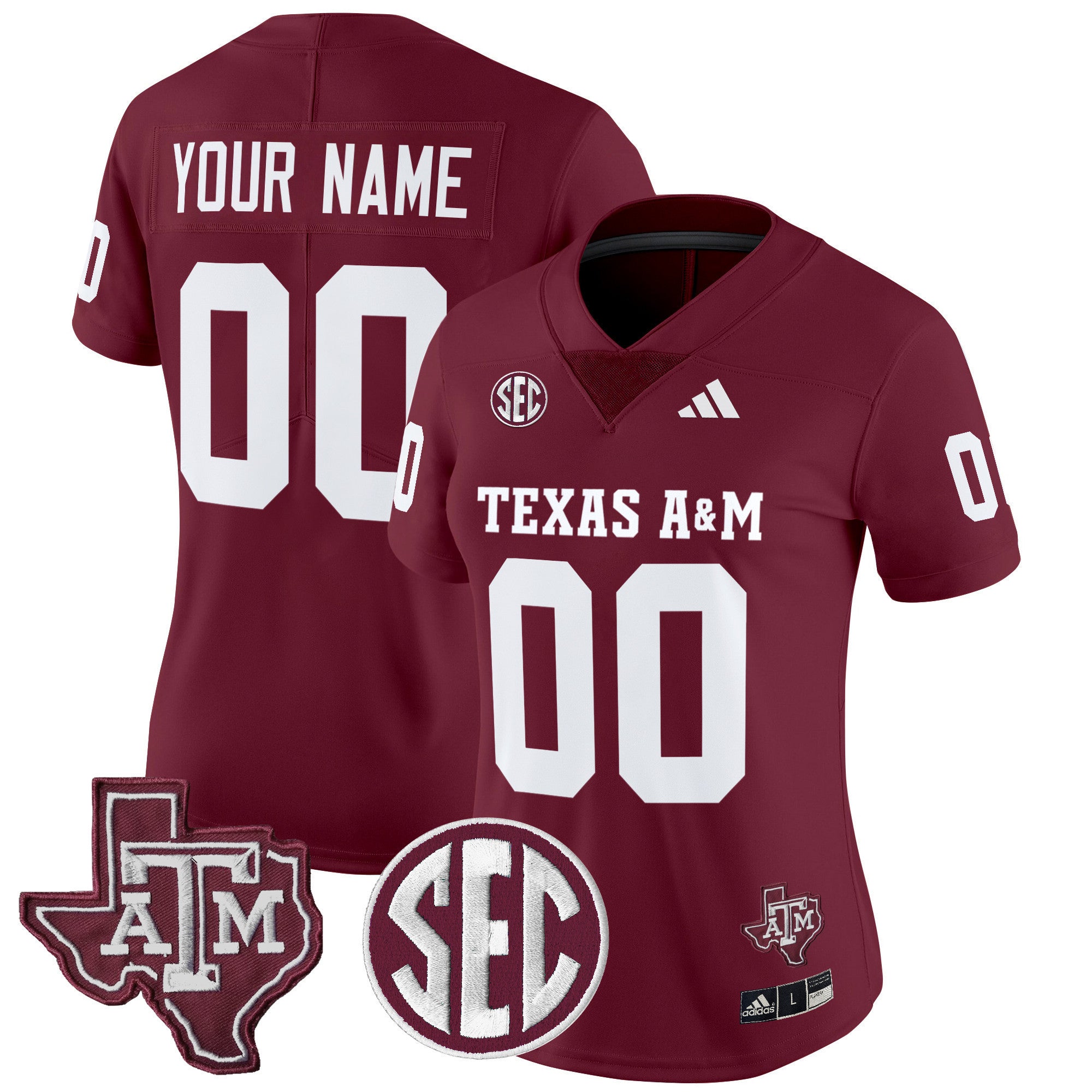 Texas A&M Aggies 2025 Vapor Limited Custom Jersey - All Stitched