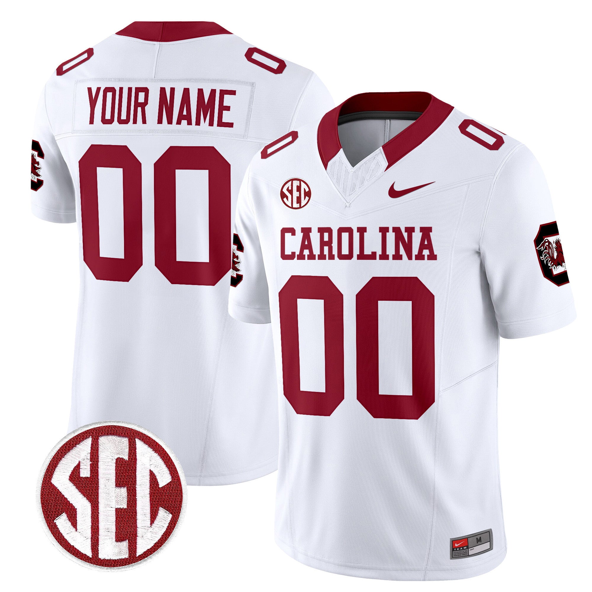 South Carolina Gamecocks 1980 Throwback Vapor Limited Custom Jersey â Rebrand 2026 â All Stitched